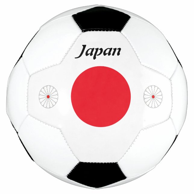 Bola De Futebol bandeira japonesa (Frente)