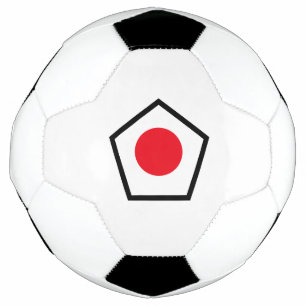 Bola De Futebol bandeira japonesa