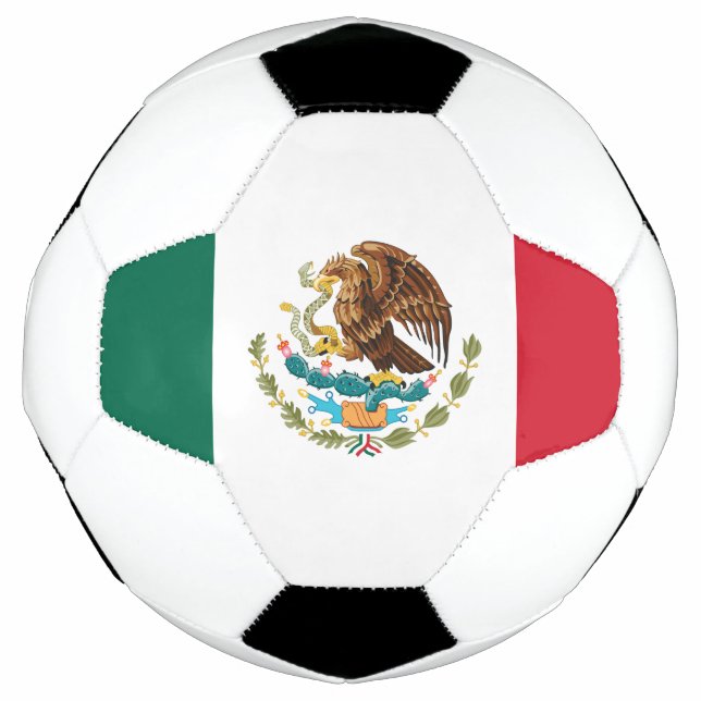 Bola De Futebol Bandeira mexicana - Bandeira do México (Frente)