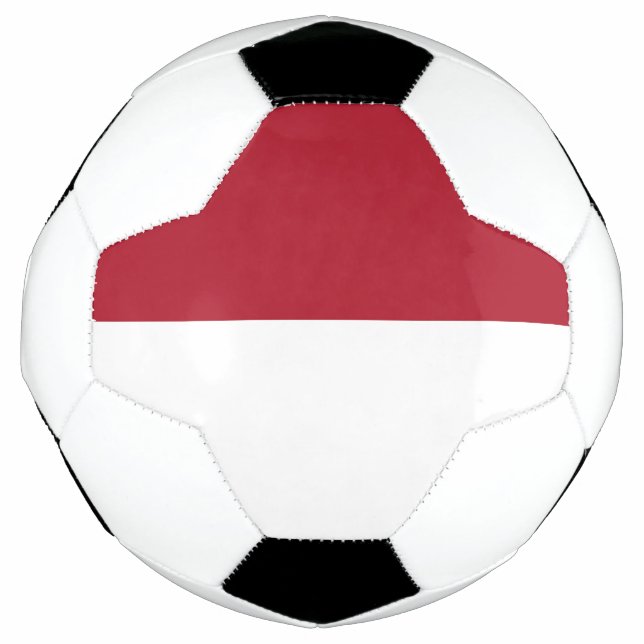 Bola De Futebol bandeira Mônaco (Frente)