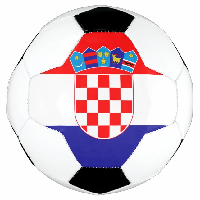 Bola De Futebol Bandeira nacional da Croácia Zastava Hrvatske (Frente)