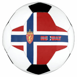 Bola De Futebol Bandeira norueguesa