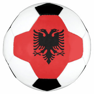 Bola De Futebol Bandeira Patriótica Albanesa