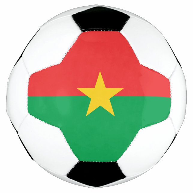 Bola De Futebol Bandeira Patriótica de Burkina Faso (Frente)