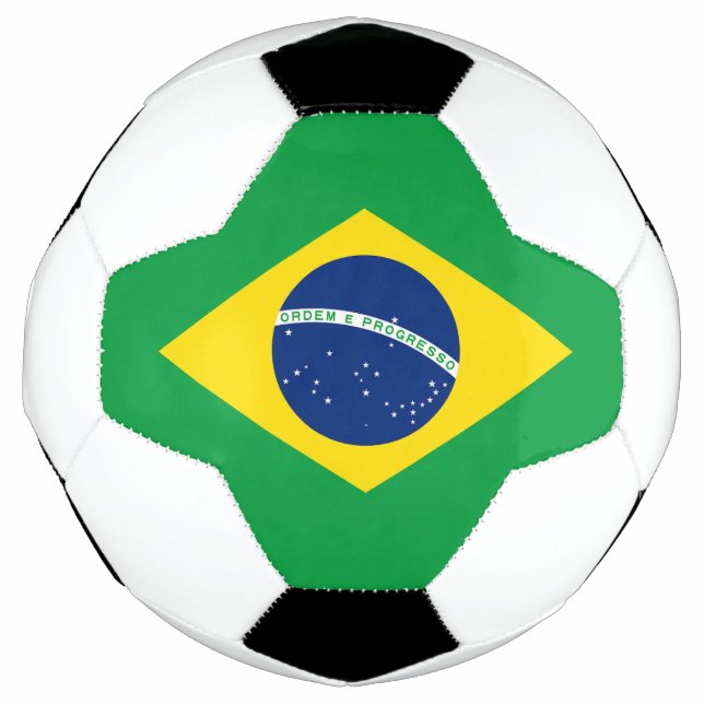 Bola De Futebol Bandeira Patriótica do Brasil (Frente)