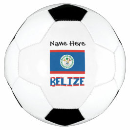 Bola De Futebol Bandeira Personalizada de Belize