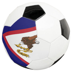Bola De Futebol bandeira Samoa Americana