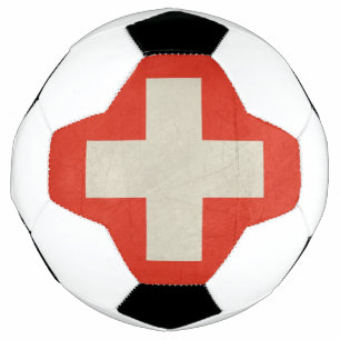 Bola De Futebol Bandeira soberana da Suiça