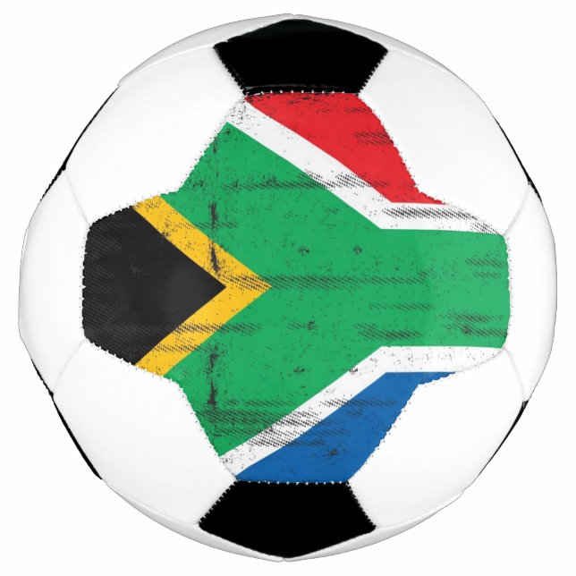 Bola De Futebol Bandeira sul-africana (Frente)