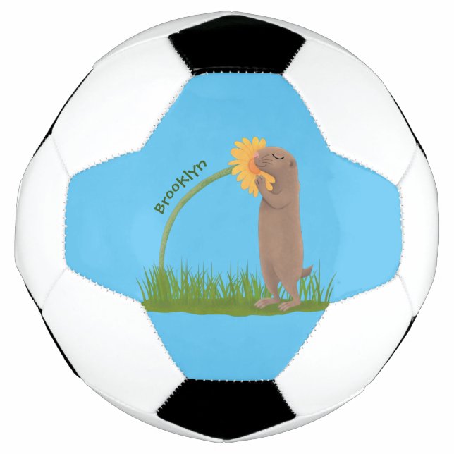 Bola De Futebol BD de cãozinho da pradaria (Frente)