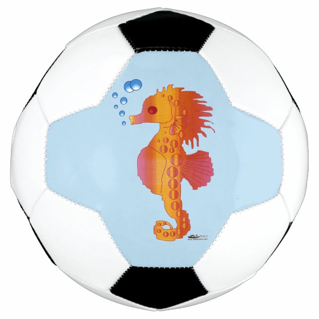 Bola De Futebol Bebê Bolha de Cavalo-Marinho (Frente)