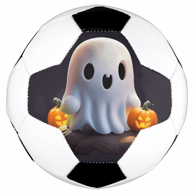 Bola De Futebol Bebê Fantasma Caráter de Dia das Bruxas (Frente)