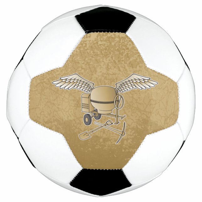 Bola De Futebol bege betuminoso (Frente)