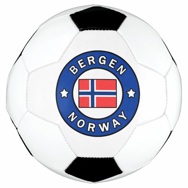 Bola De Futebol Bergen Noruega (Frente)