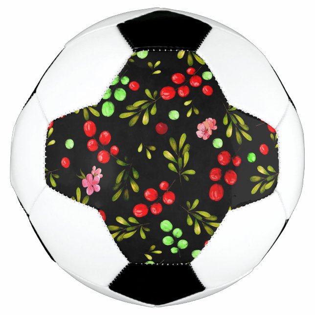 Bola De Futebol Berries Pattern (Frente)