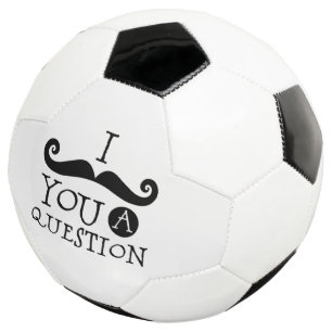 Bola De Futebol Bigode preto eu faço uma pergunta