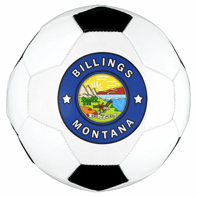 Bola De Futebol Billings Montana (Frente)