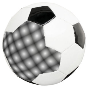 Bola De Futebol Black Mesh White Balls Moire por Kenneth Yoncich
