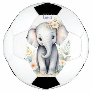Bola De Futebol Blooming Baby Elephant