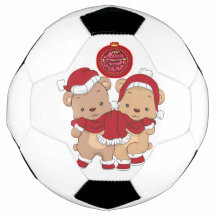 "Bola de Futebol Feliz de Natal"