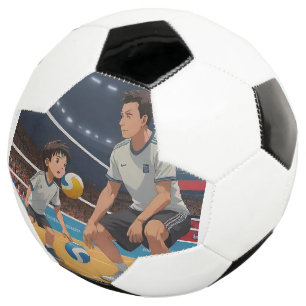 Bola De Futebol "Bola Dinâmica Duo Soccer: Padre-Filho Bonding Edi
