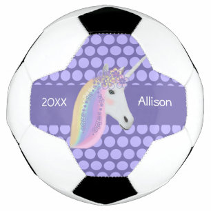 Bola De Futebol Bola Personalizada do Arco-Íris Roxo do Futebol