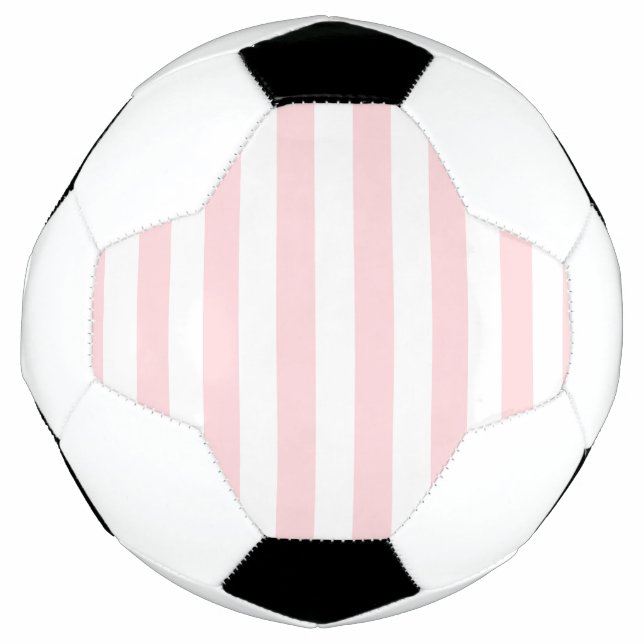 Bola de Futebol - Bola Rosa e Branca (Frente)