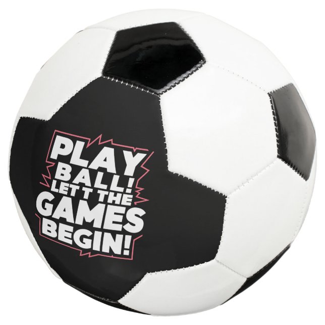 Bola De Futebol Bold Play Ball Sports Quote Art (Três quartos)