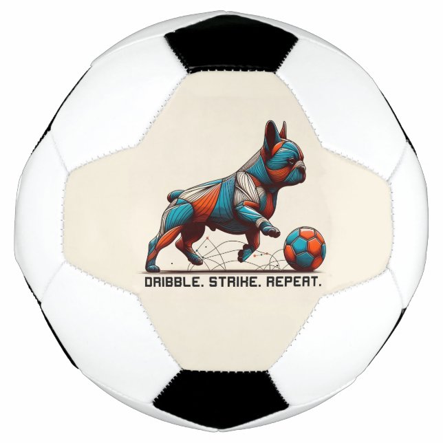 Bola De Futebol Bolha. Greve. Repita. (Frente)