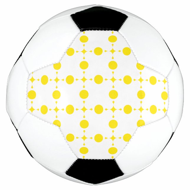 Bola De Futebol Bolinhas amarelas, padrão de Bolinhas, pontos, pon (Frente)