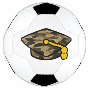 Bola De Futebol boné de formatura Khaki Camo