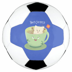Bola De Futebol Bonita taça de cartoon humorista