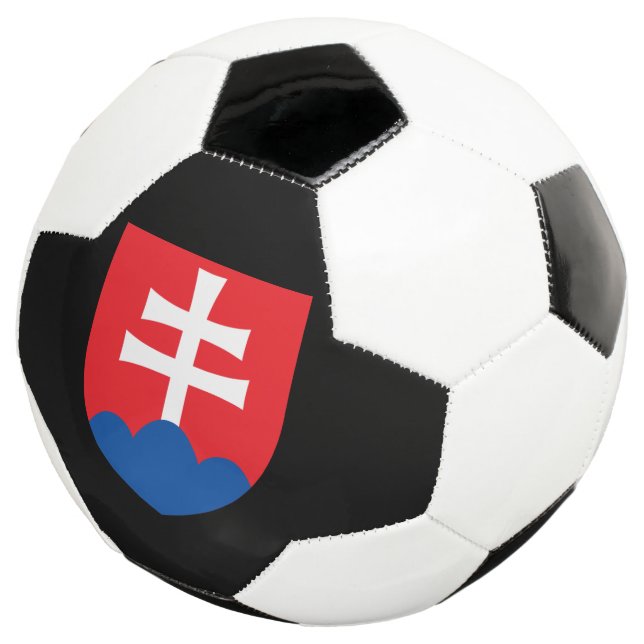 Bola De Futebol brasão da Eslováquia (Três quartos)