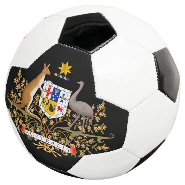 Bola De Futebol brasão de armas da austrália (Três quartos)