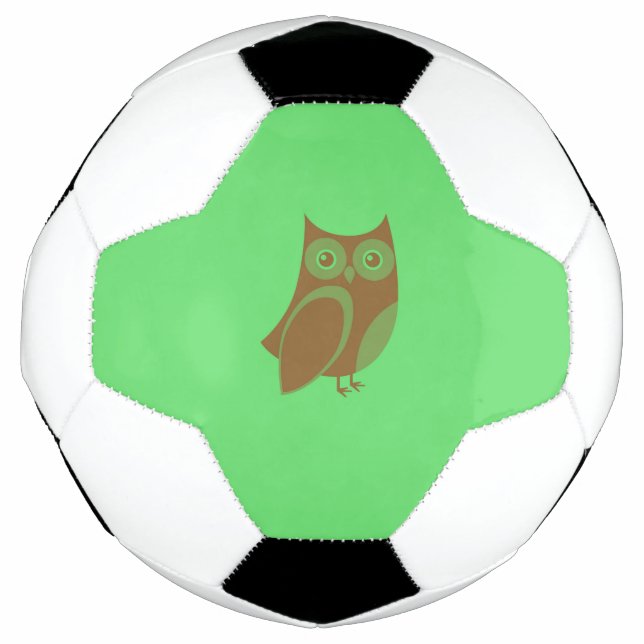 Bola De Futebol Brown Owl Soccer Ball (Frente)