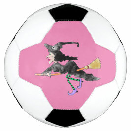 Bola De Futebol Bruxa na vassoura