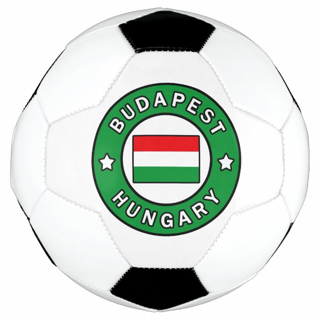 Bola De Futebol Budapest Hungria (Frente)