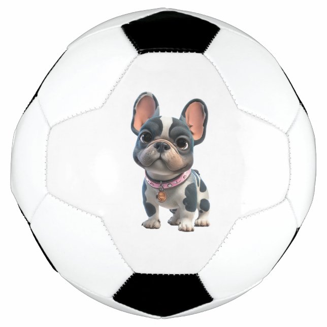 Bola De Futebol Bulldog Francês (Frente)