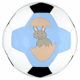 Bola De Futebol Bunny Hatching from Egg Weird Soccer Ball