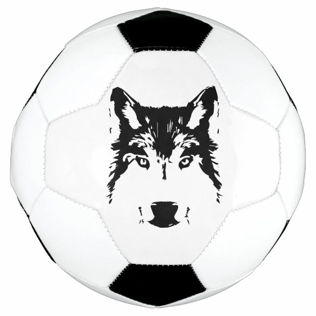 Bola De Futebol Cabeça de lobo (Frente)