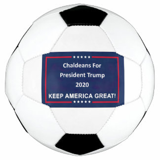 Bola De Futebol Caldeus Pelo Presidente Trump 2020