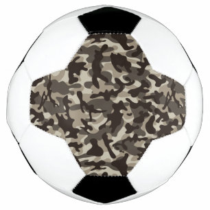 Bola De Futebol Camuflagem de Quarto Fechado