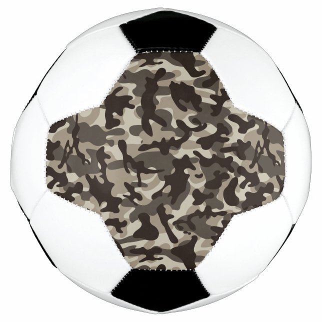 Bola De Futebol Camuflagem de Quarto Fechado (Frente)