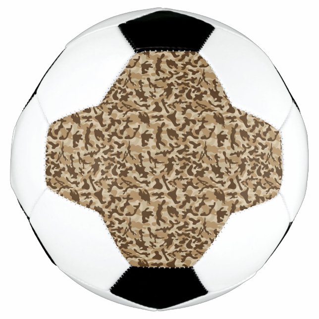 Bola De Futebol Camuflagem do Deserto (Frente)