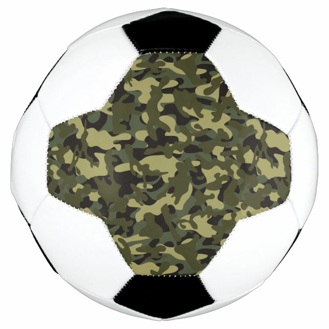 Bola De Futebol Camuflagem Euro Primavera (Frente)