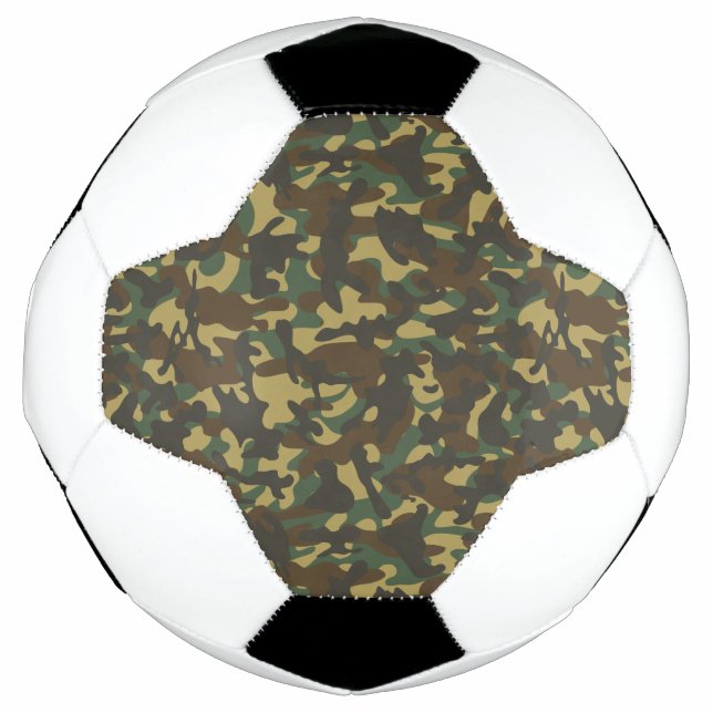 Bola De Futebol Camuflagem florestal (Frente)