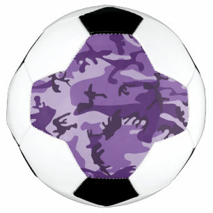 Bola De Futebol Camuflagem Roxa, Militares, Exército