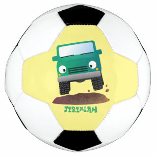 Bola De Futebol Caricatura exterior de carro de 4 X 4