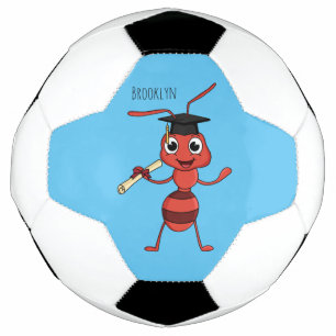 Bola De Futebol Cartografia de formiga vermelha e bonita