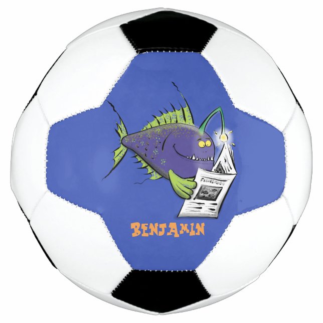 Bola De Futebol Cartografia de peixe-anjo (Frente)